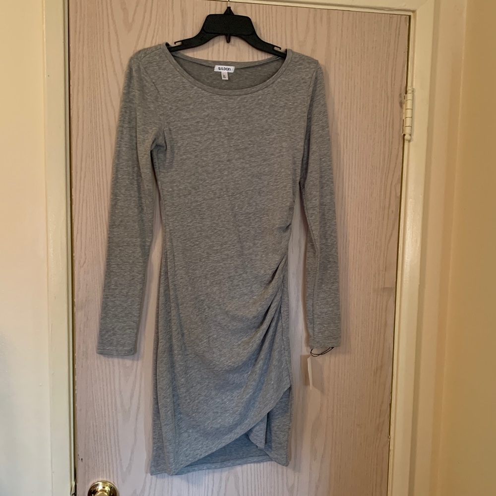 Tildon Ruched Long Sleeve Dress